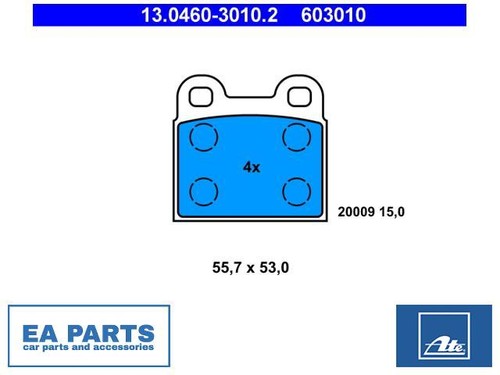Brake pad set - brake, for