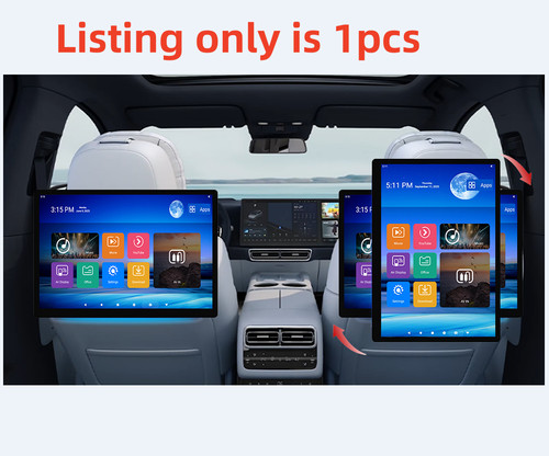 Car headrest monitor - headrest, rear