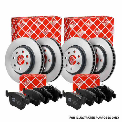 Febi front rear brake discs - febi,