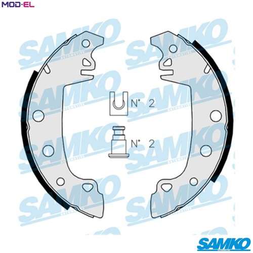 Brake shoe set - set, for