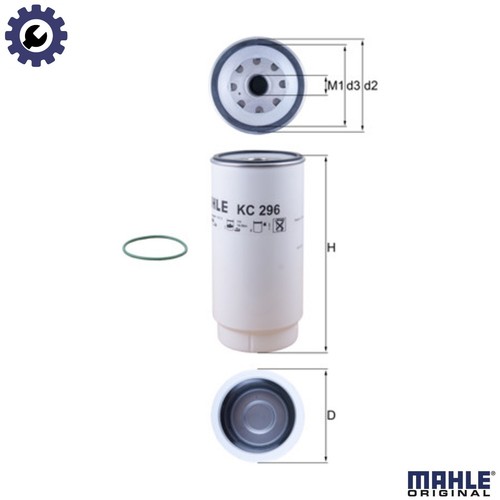 Fuel filter 296d for - fuel,