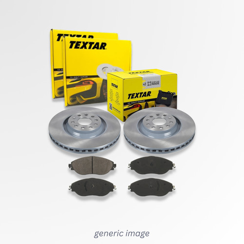 Textar rear brake discs pads - rear,