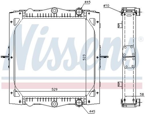 Nissens 61445a engine cooling - nissens,