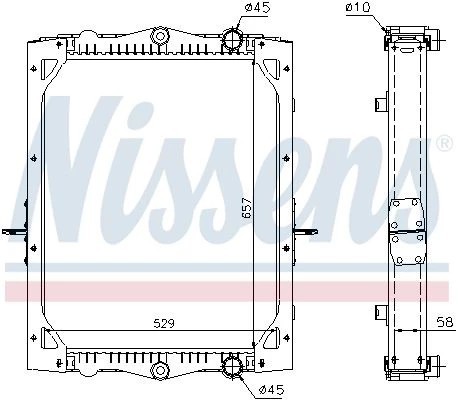 Nissens 61443a engine cooling - nissens,