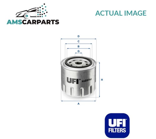 Engine oil filter 2325700 ufi - engine,
