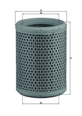 Air filter knecht 130 for - air, lx