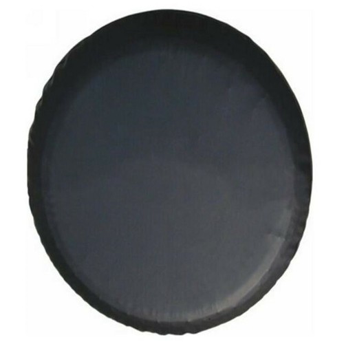 Black suv tire cover - black,