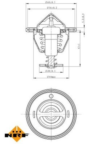 Fits nrf 725107 thermostat - 725107,
