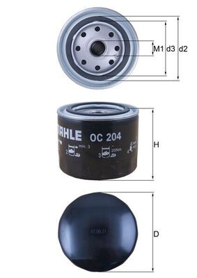 204 knecht oil filter for - 204,