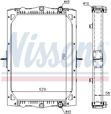 Nissens 61444a engine cooling - engine,