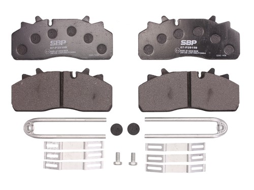 Brake pads set - , right