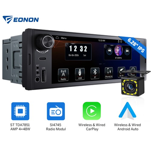 Ips single din stereo - 6.28",